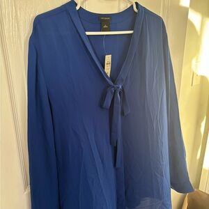 NWT Ann Taylor Long Sleeve Blouse Size XL